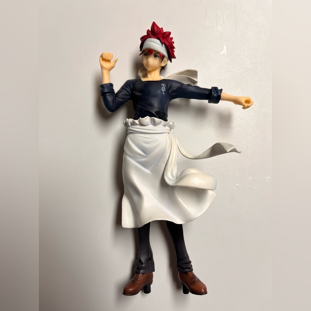 Yukihira Soma PVC Figure Food Wars Shokugeki no Soma FuRyu Anime No Stand AS IS